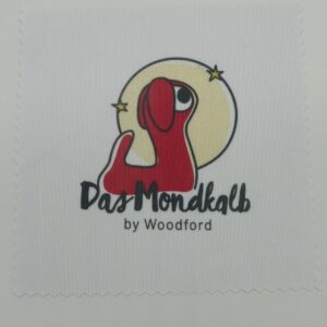 Mondkalb Brillenputztuch „Logo“